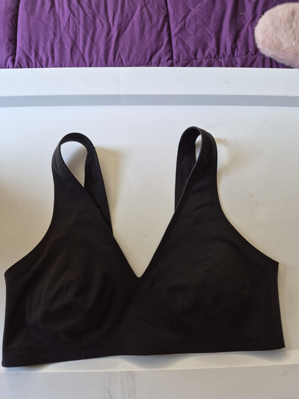 Victoria's Secret Black V-Neck Wireless Bralette